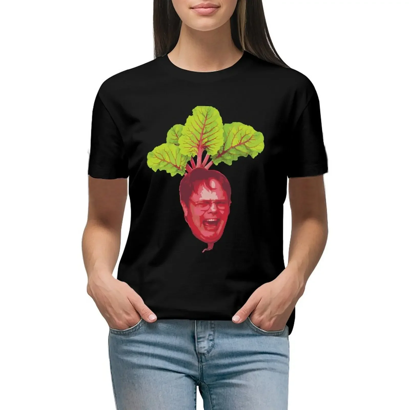 The Office: Dwight Schrute Beet T-Shirt customs design your own Female clothing funny t shirts for Women graphic