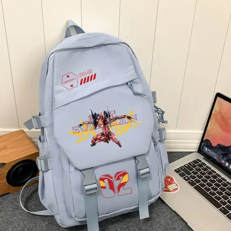 Neon Genesis Evangelion new fashion casual creative cartoon print large-capacity ultra-light storage backpack for men and women