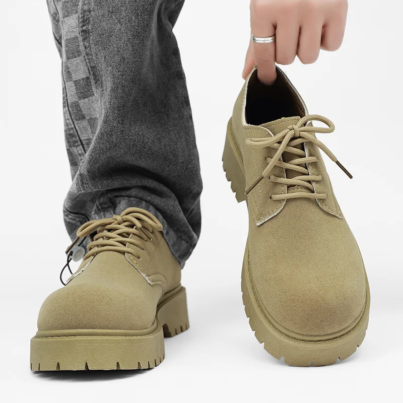 

Мужские кожаные туфли: повседневные лоферы в стиле дерби на шнуровке с пряжкой и широким носком # Британские деловые классические черные мокасины класса люкс