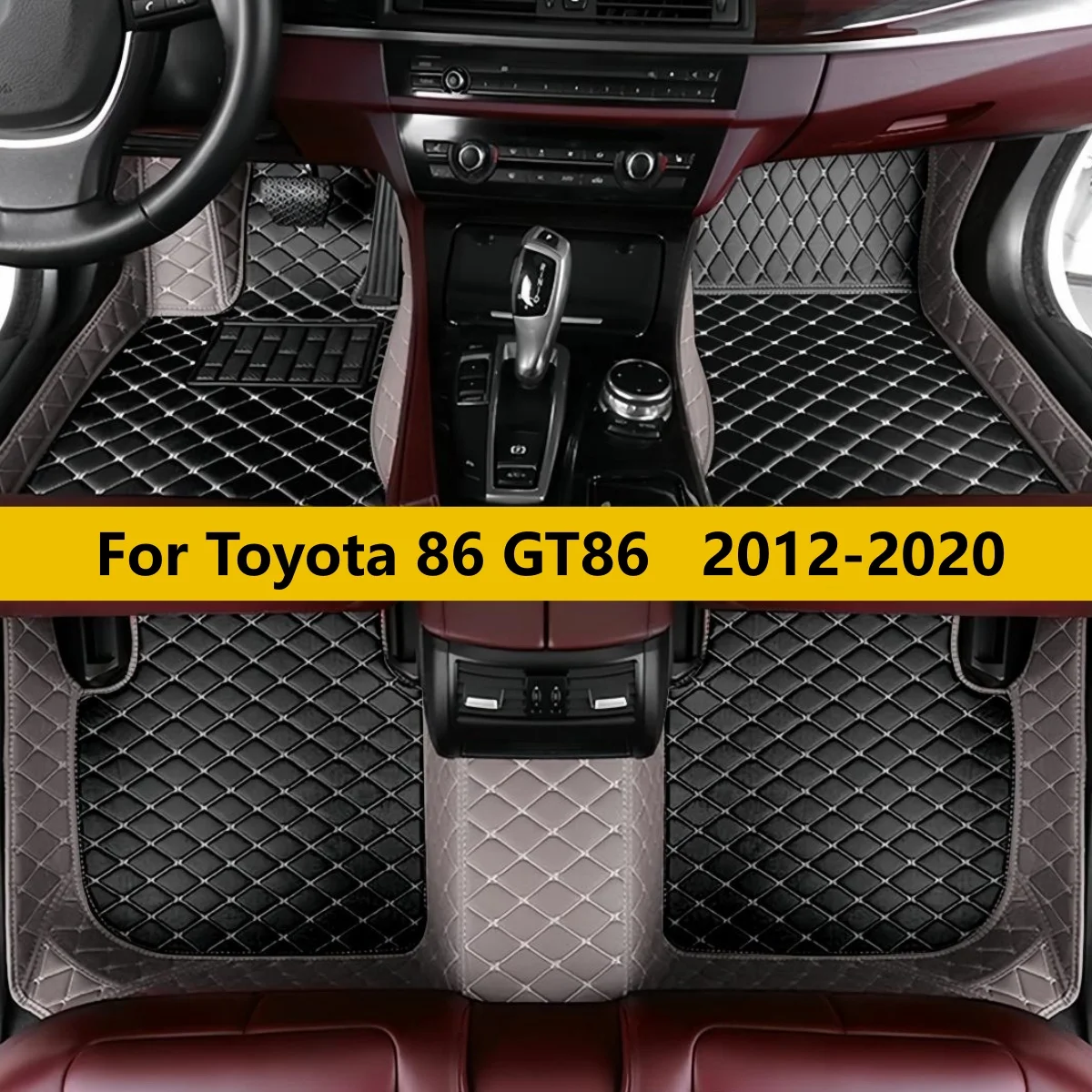 

Автомобильные кожаные коврики-накладки для Toyota 86 GT86 2012-2020 годов выпуска