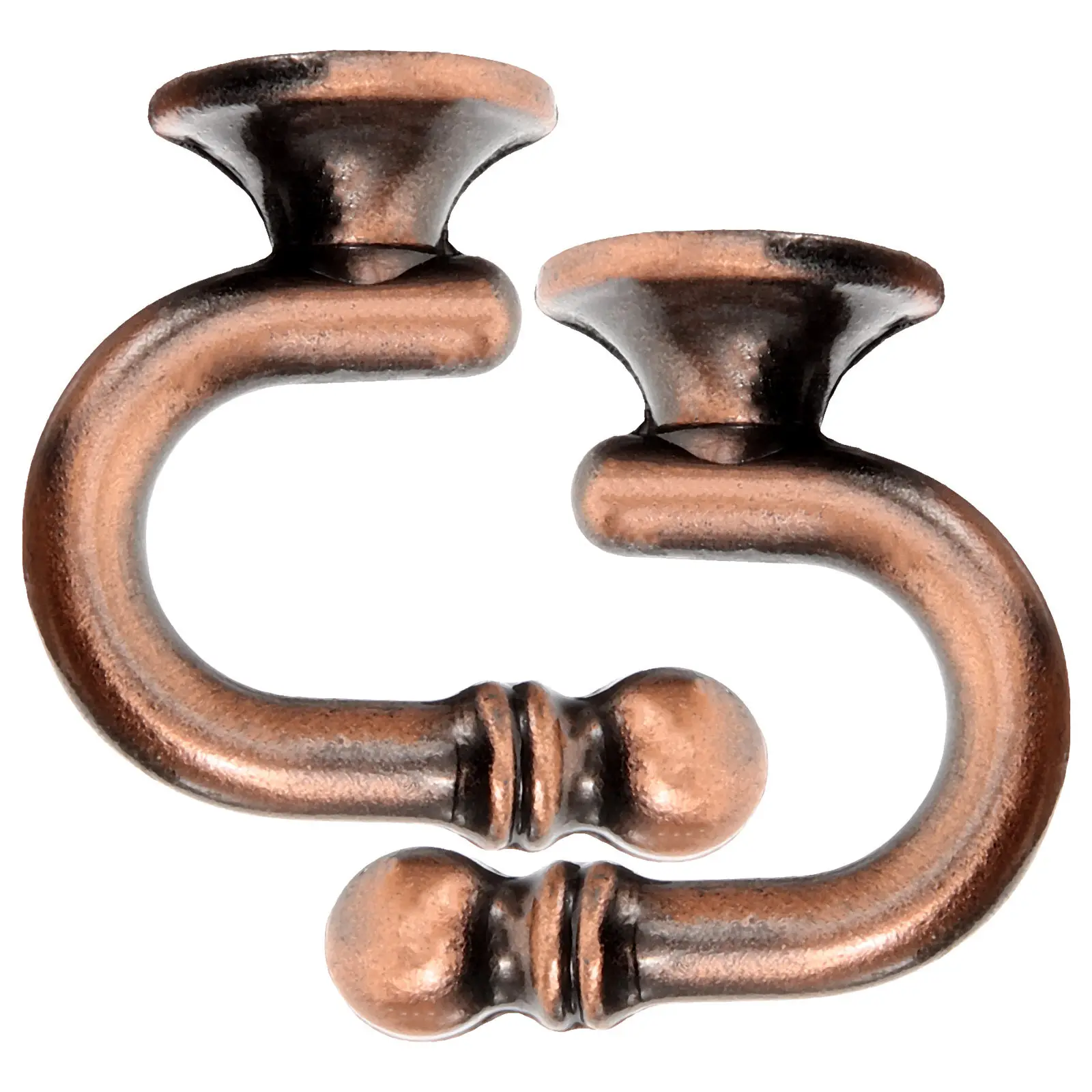 1Pair Wall Mounted Curtain Holder Alloy Tieback Hook Elegant Simple Design for Drapes Curtains Holdbacks Home Decor Drapery