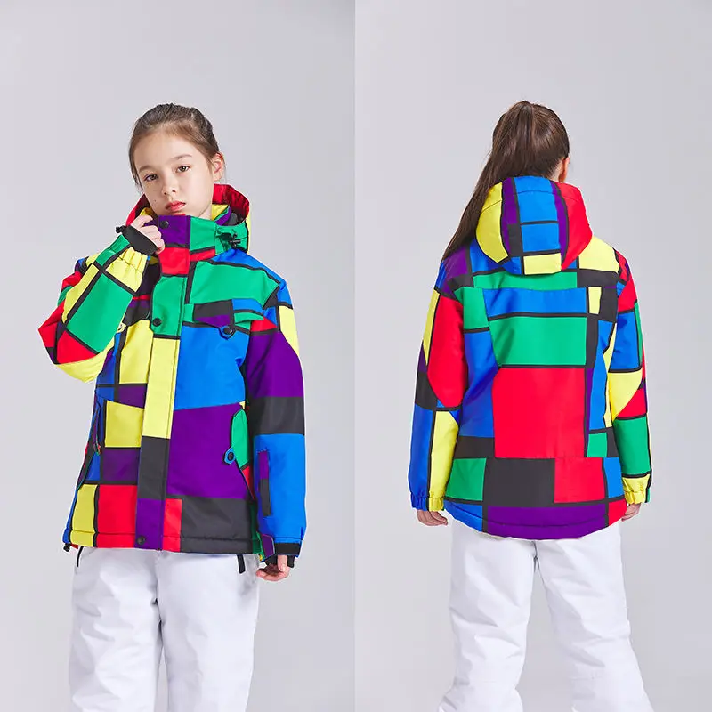 Children Adult Ski Suit Professional Waterproof Windproof Coat Outdoor Snowboarding Skiing Jacket Pants