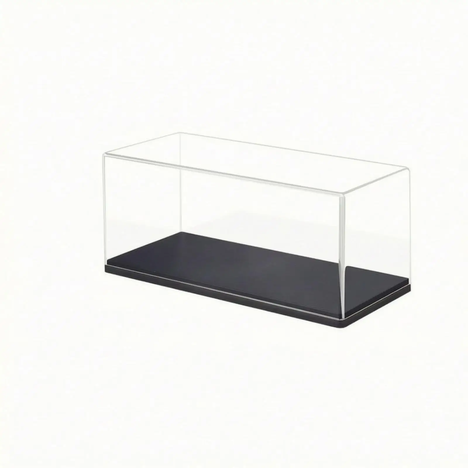 Model Car Display Case with Matching | Low-Profile Showcase Design, guarding, Transparent Acrylic Display Case, for Collection