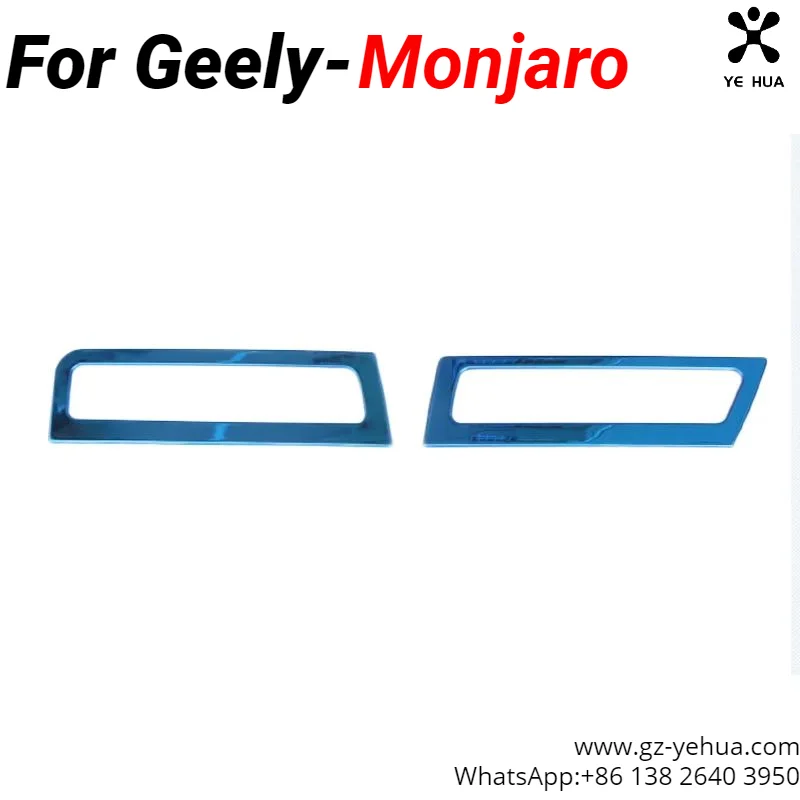 

For GEELY Monjaro Manjaro Xingyue L KX11 2022 2023 Front Conditioning Left and Right Air Outlet Stickers Car Accessories Auto