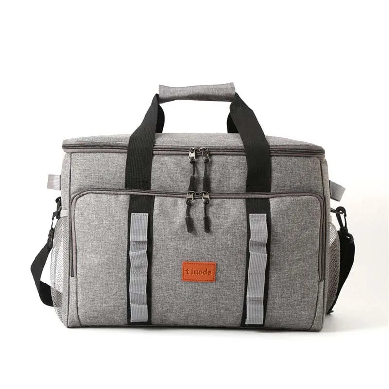 

35L Large Collapsible Cooler Bag Leakproof Insulated Thermal Tote Bag for Beach Fishing Camping Portable with Shoulder Strap