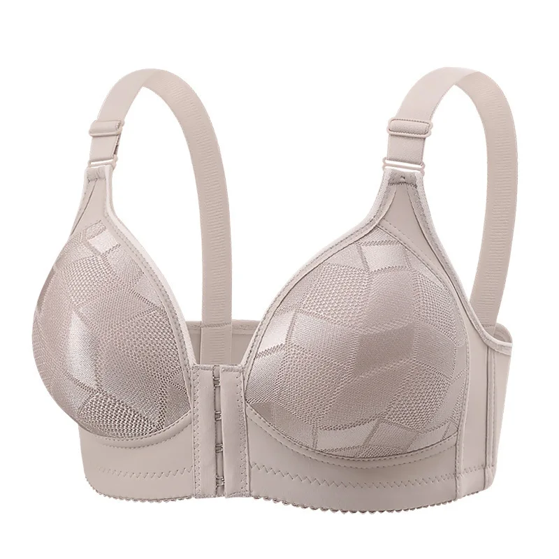 العلامة التجارية النسائية مريحة إغلاق الجبهة رقيقة الملابس الداخلية Underwire خالية جمع تنفس الصدرية الرياضية التقليدية