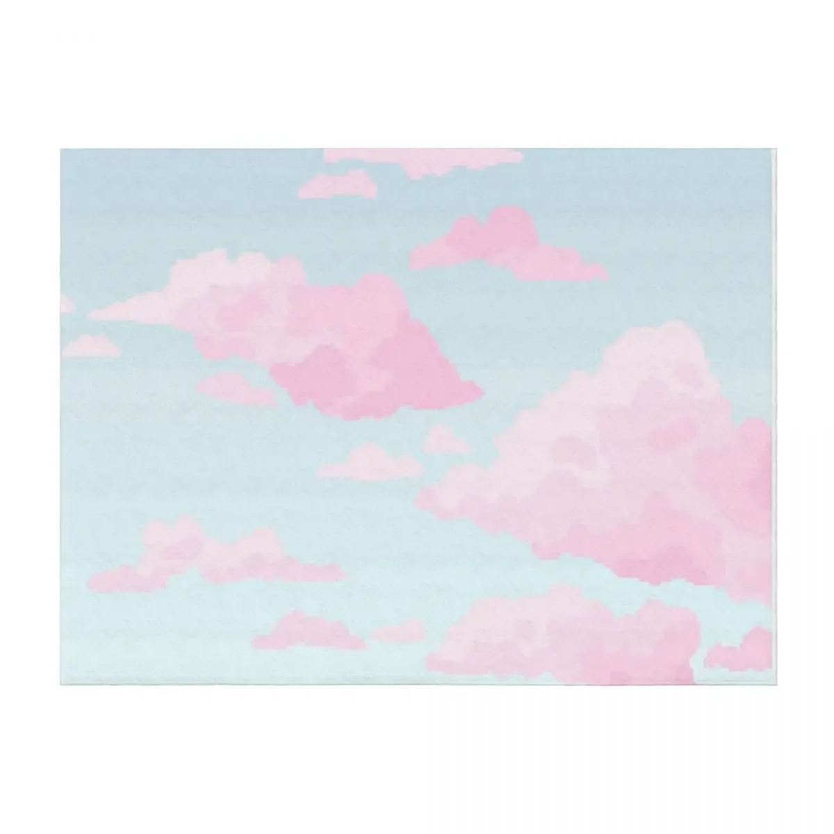 

Cotton Candy Clouds Throw Blanket Nap Bed Fashionable christmas gifts Luxury St Blankets