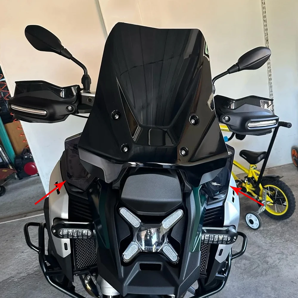 

For BMW R1300GS Adventure R 1300 GS ADV 2024 2025 Motorcycle Windshield Bilateral Tank Side Wind Deflector Spoiler Kit