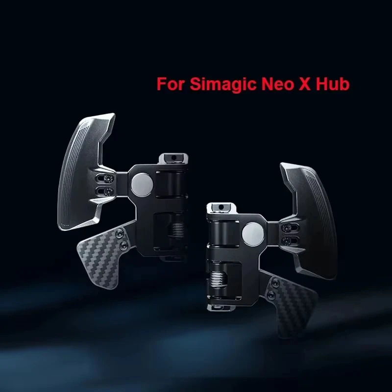 For Simagic Neo X Hub Wheel Hub Edition Paddle Shifter Kit 2PCS Paddle Shifters ，Simagic Single / Dual Paddle set