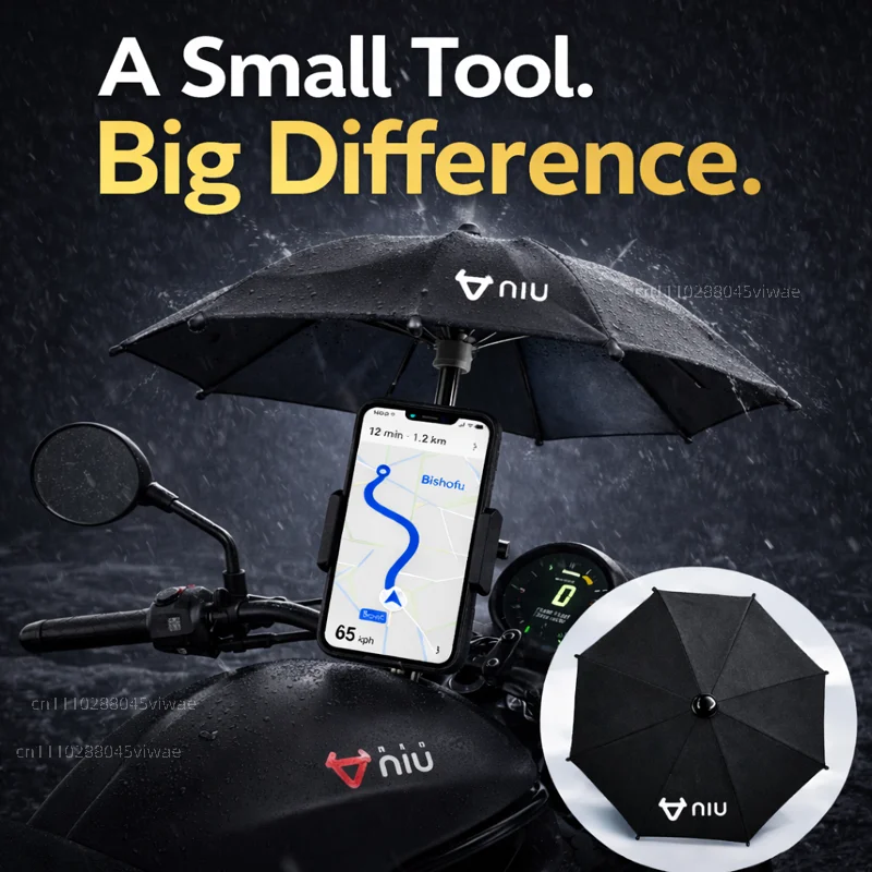 

Держатель для телефона/зонт для мотоцикла NIU: водонепроницаемый, солнцезащитный, антибликовый, дождезащитный, крепление на руль для GPS
