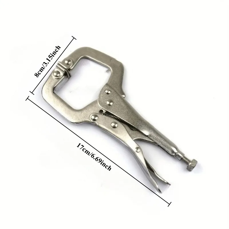C Camp Locking Plier, Heavy Duty Locking Pliers With Swivel Pads, Welding Vise Grip Pliers for Woodworking