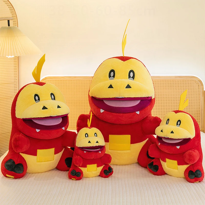 

Kawaii Axew Plush Toy Stuffed Doll Large Cute Cartoon Animal Pillow Gift for Kids Birthday Xmas Present Wholesale