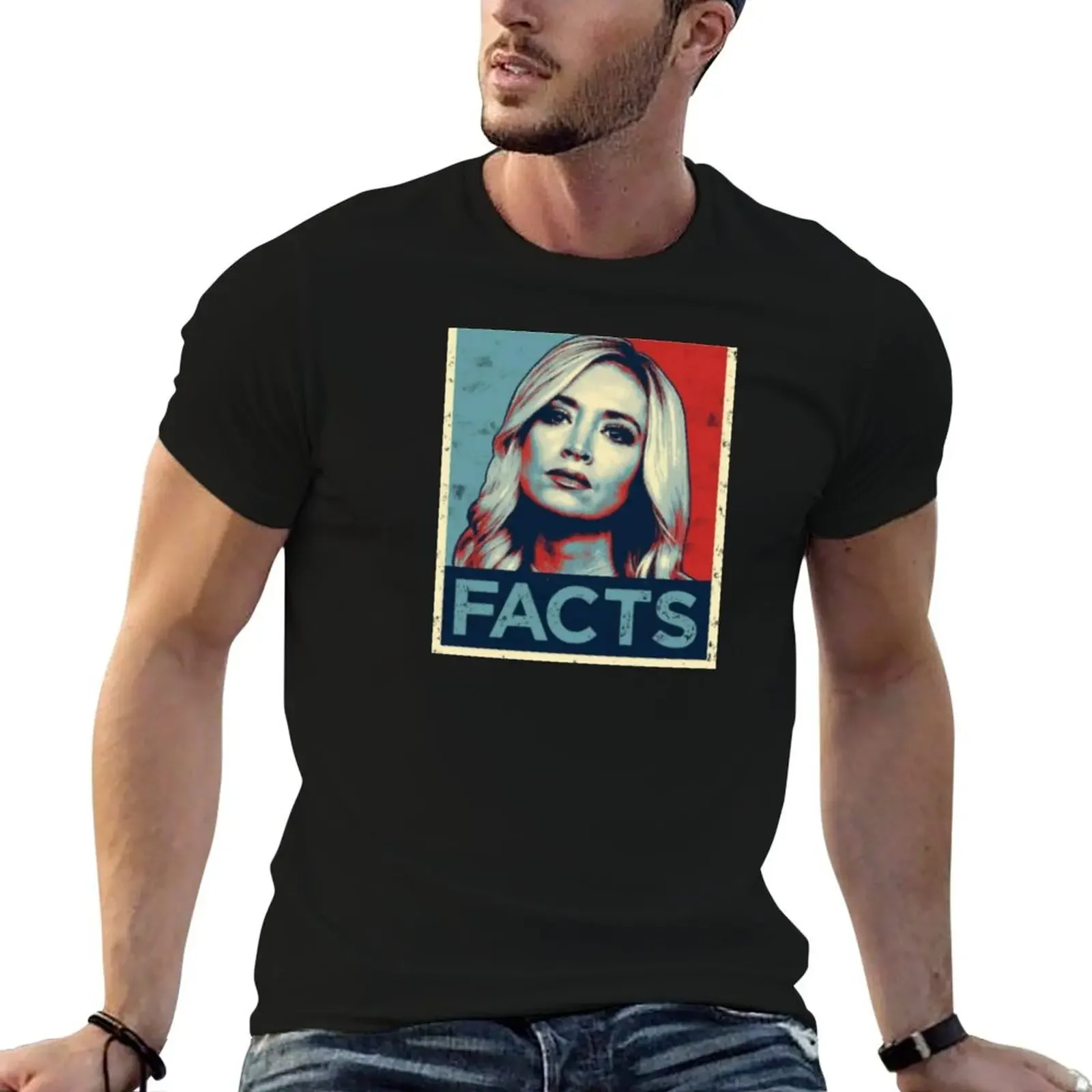 Fact Kayleigh Press Secretary Mcenany T-Shirt cotton graphic tees customizeds anime tshirt Men's clothing