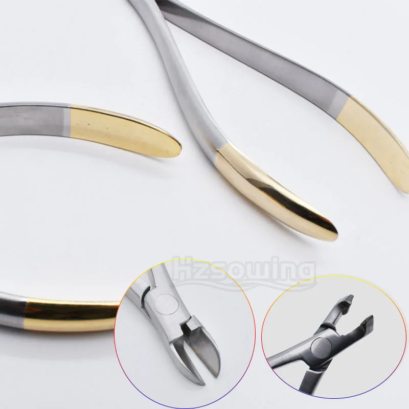 Orthodonitic Wire Distal End Cutter Dental Stainless Steel Forceps Bracket Remover Dental Lab Instruments Mini Head Pliers