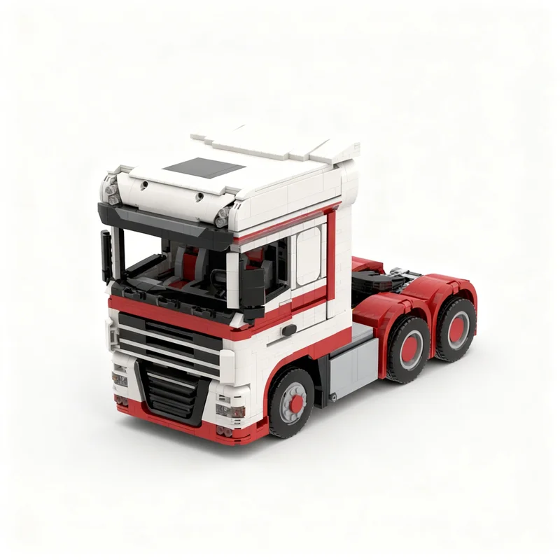 2604pcs MOC Technical DAF XF 6X4 Tractor Truck Model Building Blocks Construction Toys Christmas Gift Brick Education Idea Kids view 3