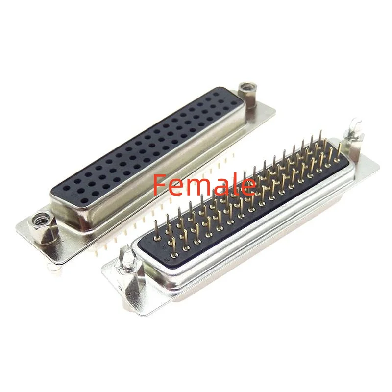 5PCS HDP50 Harpoon Male/Female Head DP50 Pin Straight Needle DB50 Hole With Fixed Insertion Board Solder Plate