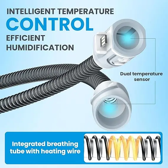 Airsense 10 tubing - CPAP heated tube - Climateline air tubing - Compatible with Airsense 10 and Aircurve 10