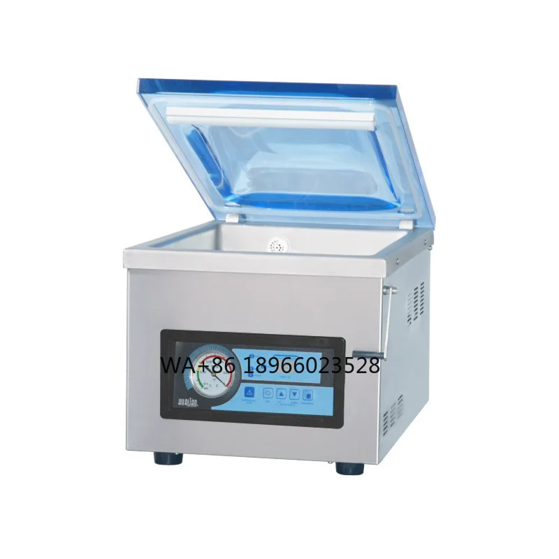 

HVC-260T/1A Automatic Electric Food Meat Heat Packing Kitchen Single Chamber Nylon Bag Sealing Sealer Vacuum Machine
