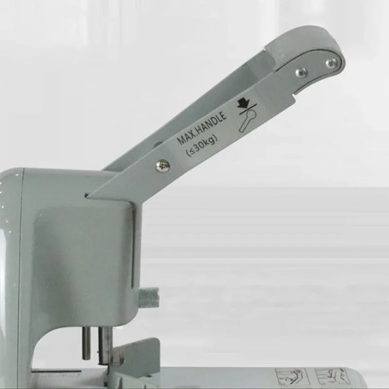 30C Heavy-Duty Manual Single-Hole Paper Punch 3/4/5/6mm round Hole for Loose-Leaf Forms 30mm Thickness