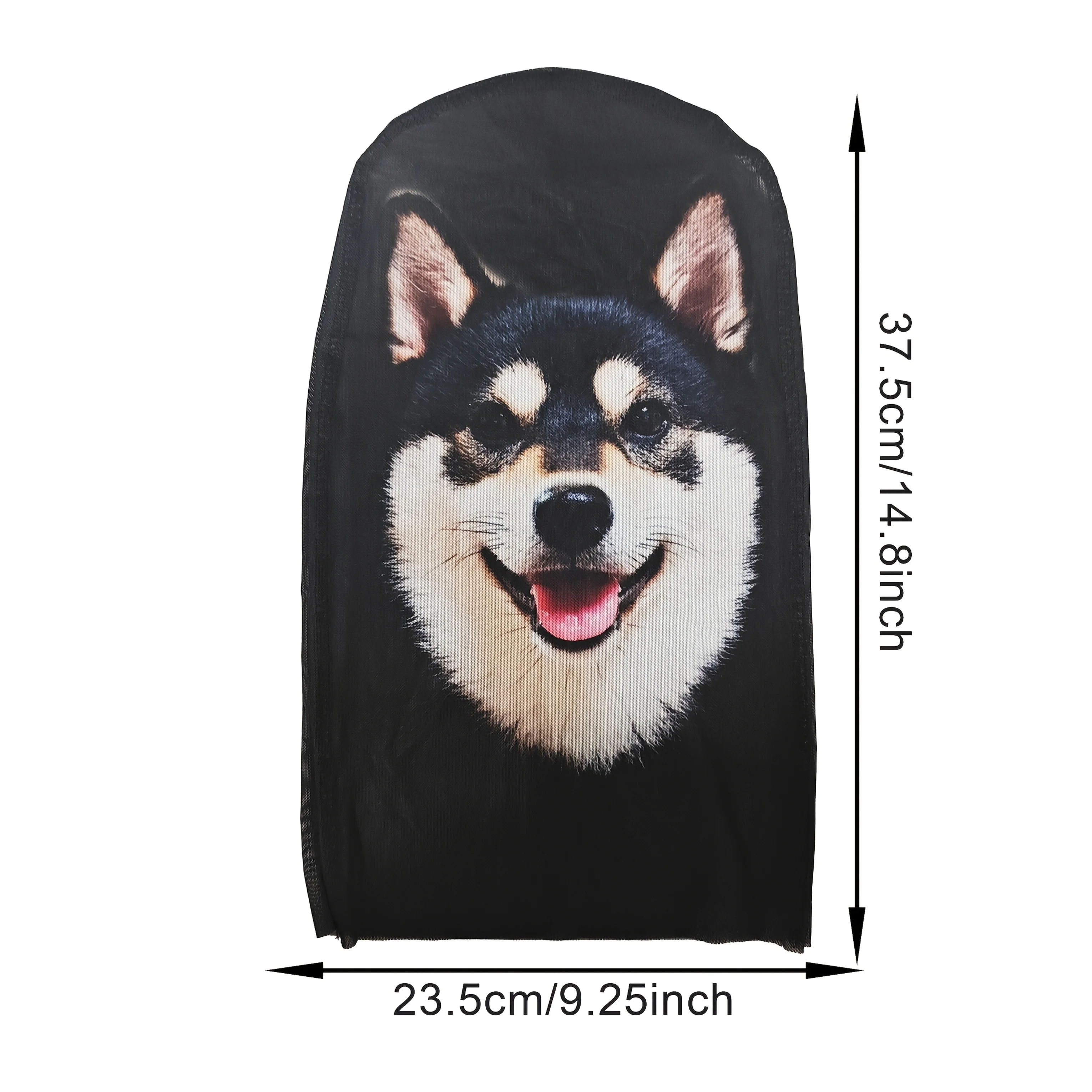 cosplay Mask 1pc- Cute Shiba Inu breathable mesh cover, outdoor outfit and theme party headwear - Festival celebration