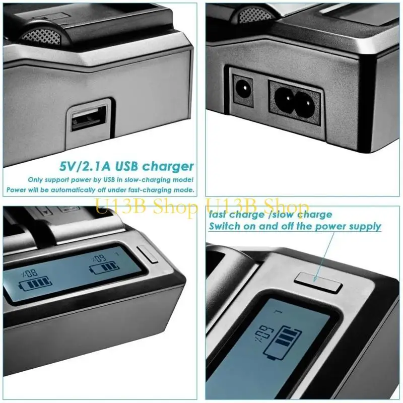 U13BポータブルLP-E19 EUプラグEOSR3のデュアルバッテリー充電器1DX Markii1Dx2 1DX3