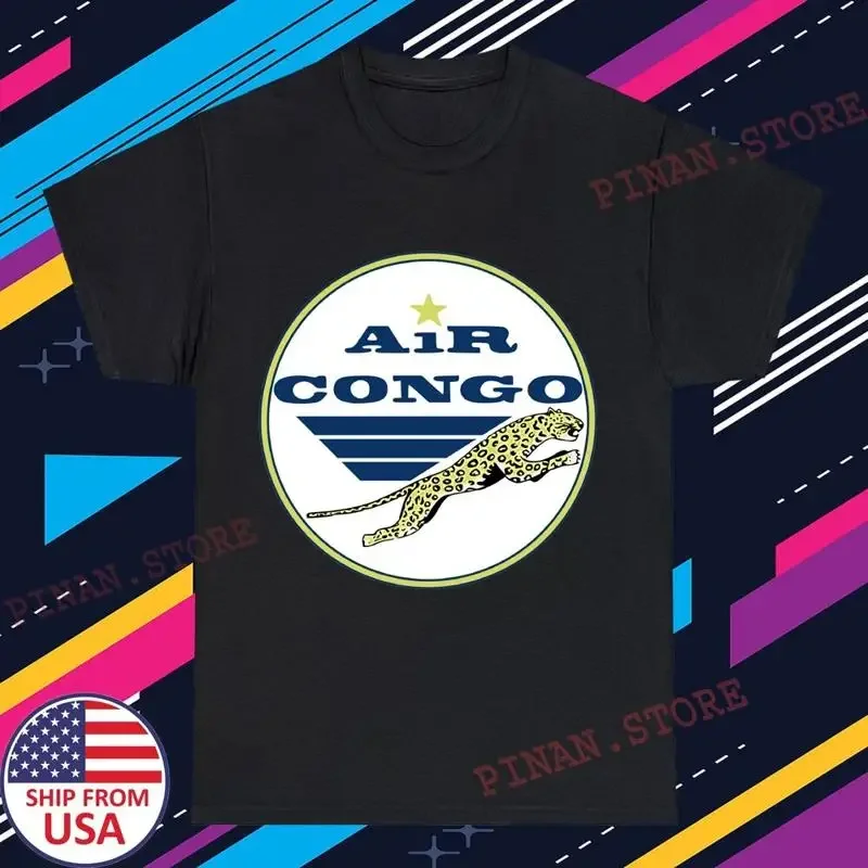 Air Congo Airlines Airways Men'S Black Navy Size S 5Xl T shirt