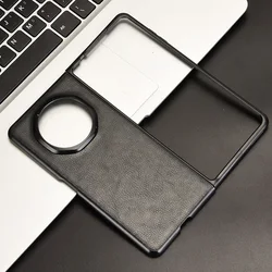 Lichi Texture Texture PU Leather Case Hard Plastic Shockproof Cover For Honor Magic V3 FCP-AN10 V5 MHG-AN00 MBH-AN10