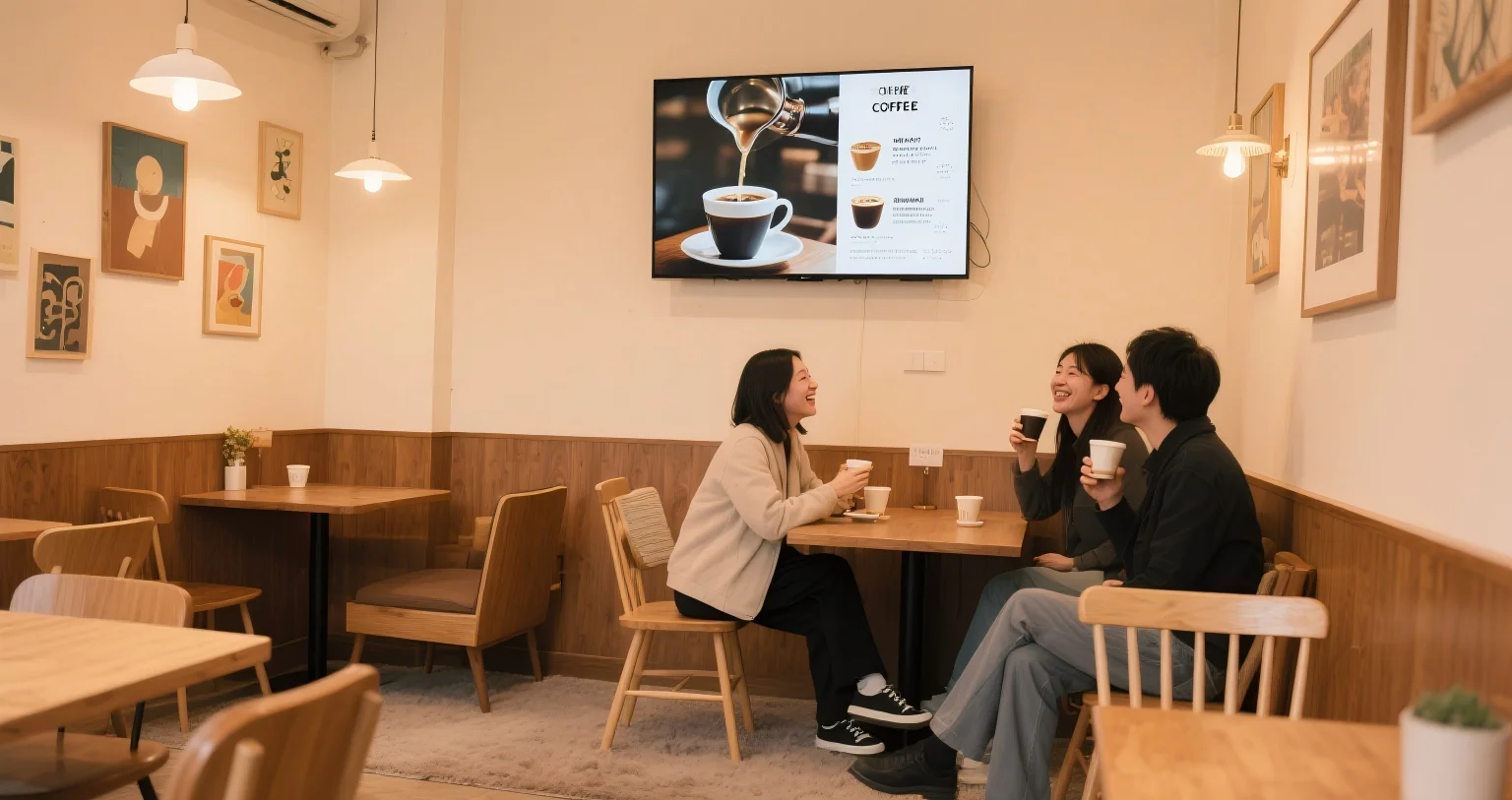 7~27 Inch Indoor LCD Video Player VESA Wall Mounted Android Monitor Screen Digital Signage Advertising Display for Retail Store