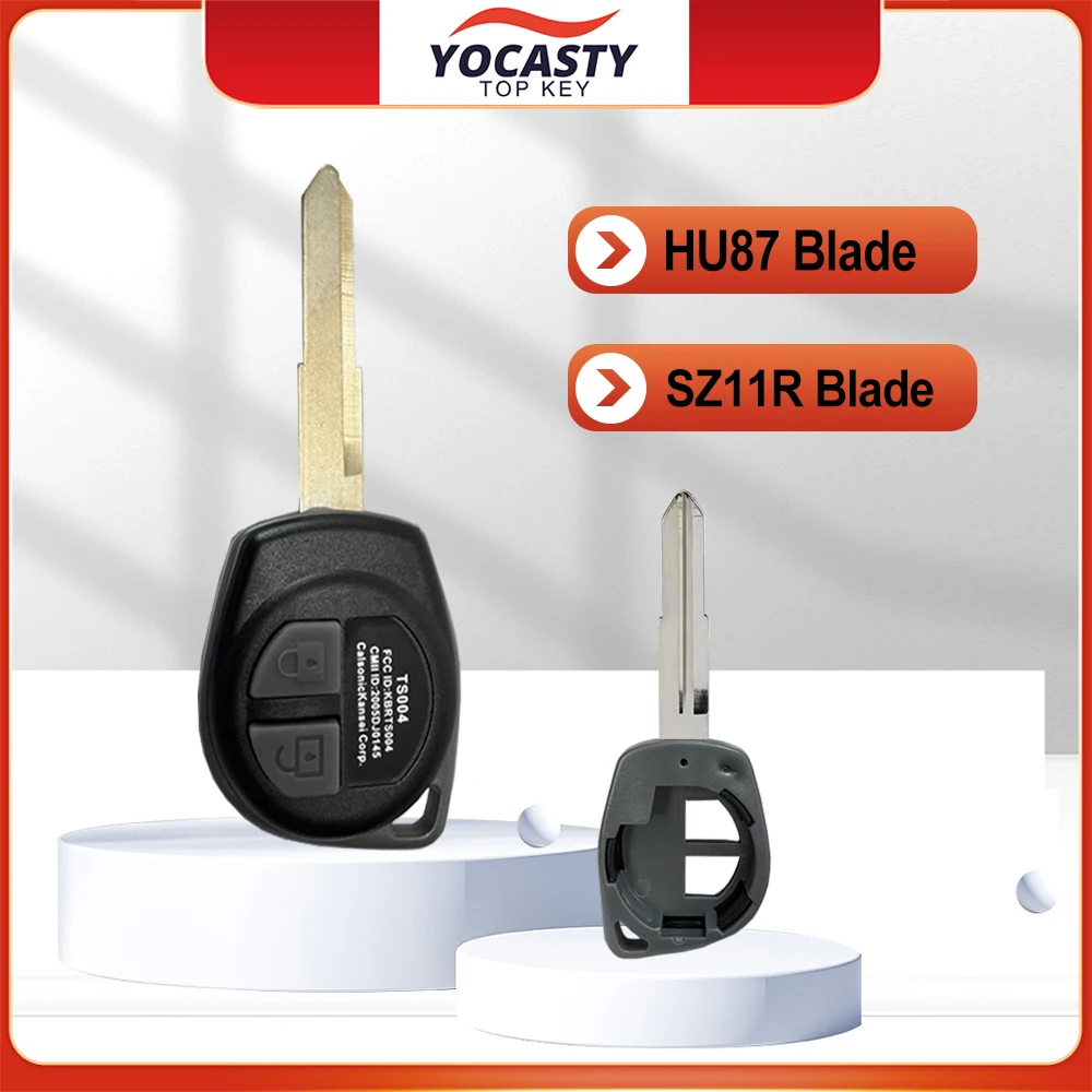 Coque de Clé, Coque de Clé à Distance à 2 Boutons pour Vitara Swift Ignis SX4 Liana Alto