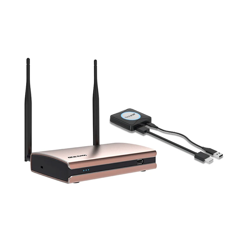 최고의 4K 60Hz 회의실 무선 프레젠테이션 및 협업 시스템 BYOM/BYOD 9TX-1RX 9분할 멀티뷰