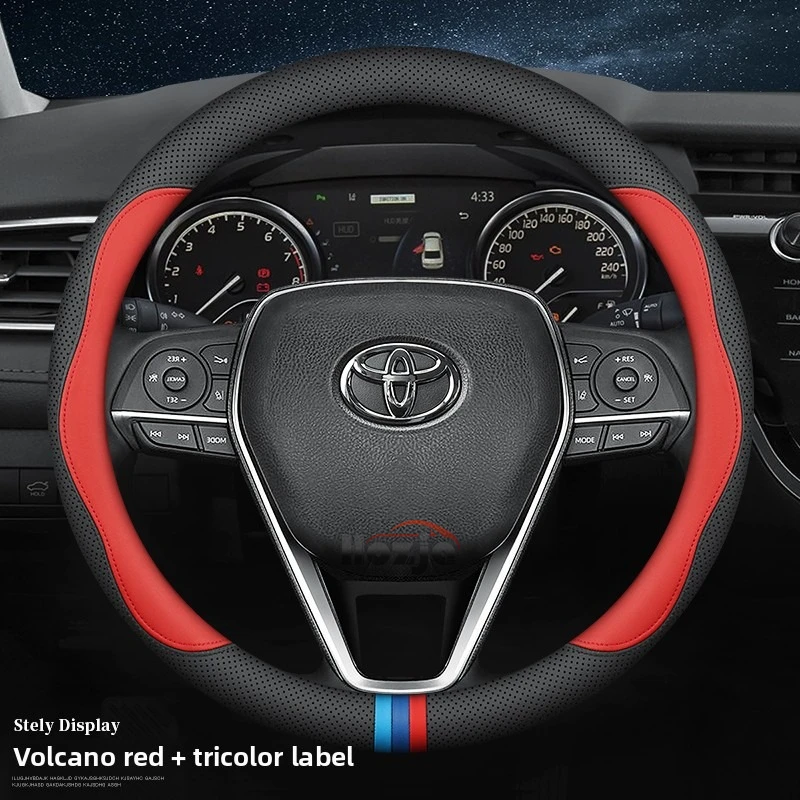 

Leather Car Steering Wheel Cover for Toyota Corolla 2011 - 2016 2017 2018 2019 2020 2021 2022 2023 2024 2025 2026 Accessories