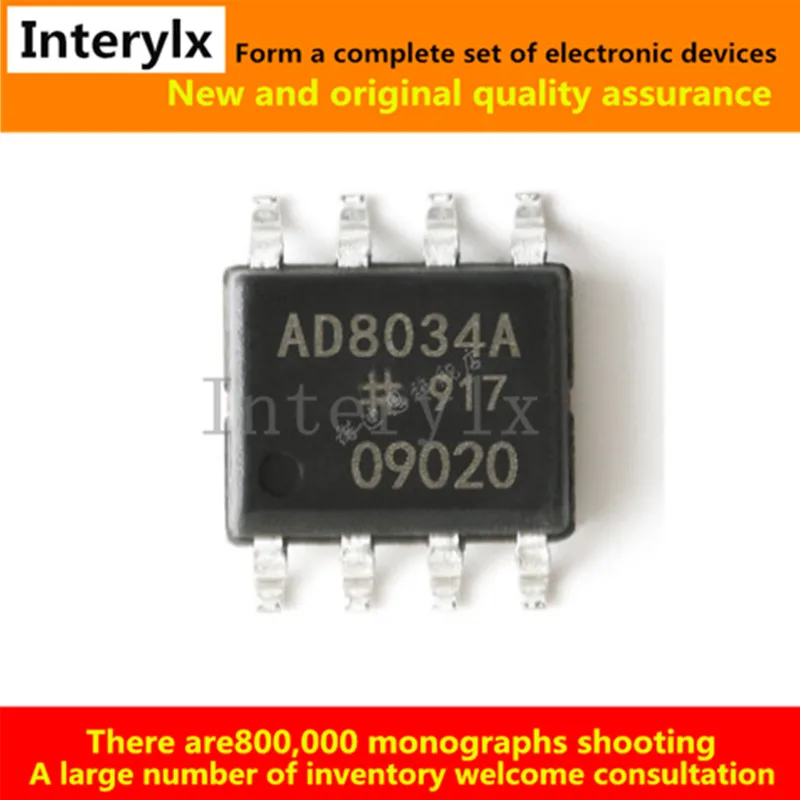 10Pcs/Lot AD8034ARZ-REEL7 AD8034ARZ AD8034AR AD8034A AD8034 IC VOLTAGE FEEDBACK 2 CIRC 8SOIC