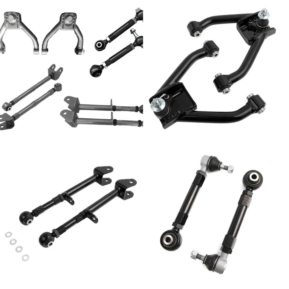 

Регулируемый комплект из 4 рычагов управления (верхних и нижних) для регулировки развал-схождения для Toyota Mark II Chaser Cresta JZX90 JZX100