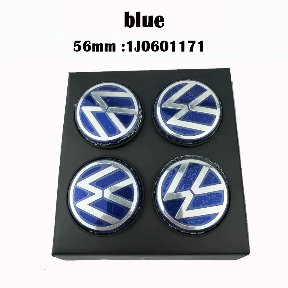 For Volkswagen VW Golf 5 6 7 Passat B6 B7 B8 Tiguan Polo Jetta GTI 3B7601171 4pcs 56mm 65mm Floating Wheel Center Caps Hub Cover view 6