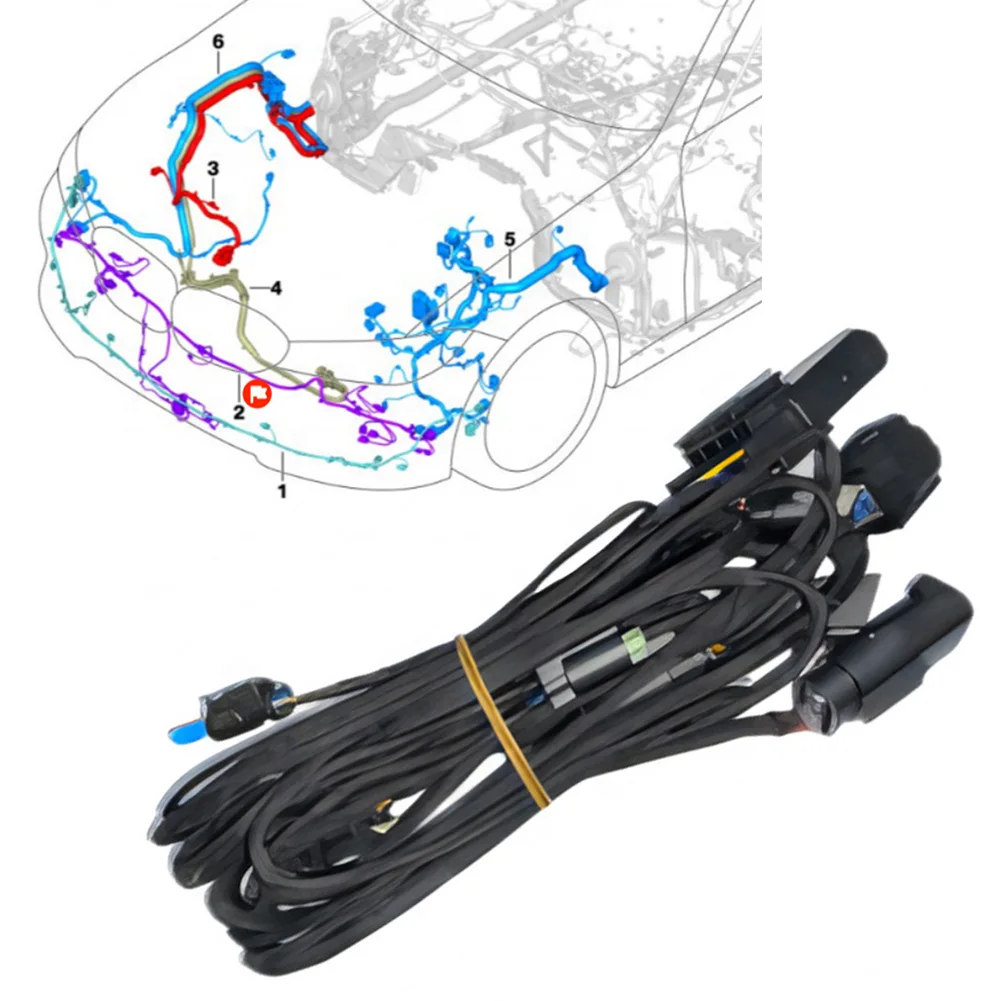 Front Bumper Parking Sensor Wiring Harness Cable For BMW 3 For G20 G21 G28 61128718954 Car Electronics Accessories Black