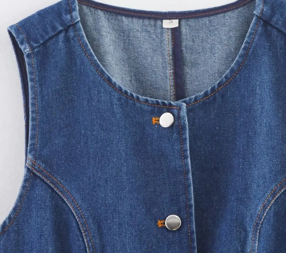 

Vests Waistcoats Thin Womens Vest Gilet Autumn Argyle Stand Collar Patchwork Armygreen Adjustable Cinching Multi-Pockets British