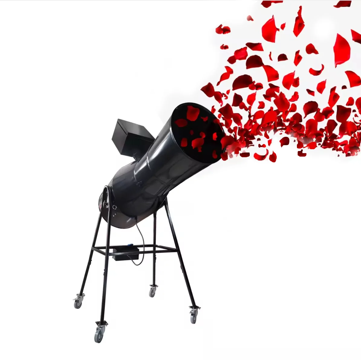 Professional Electric Confetti Rainbow Blower Cannon Machine 800W Big Confetti Paper Rainbow Machine for Stage Fx Event