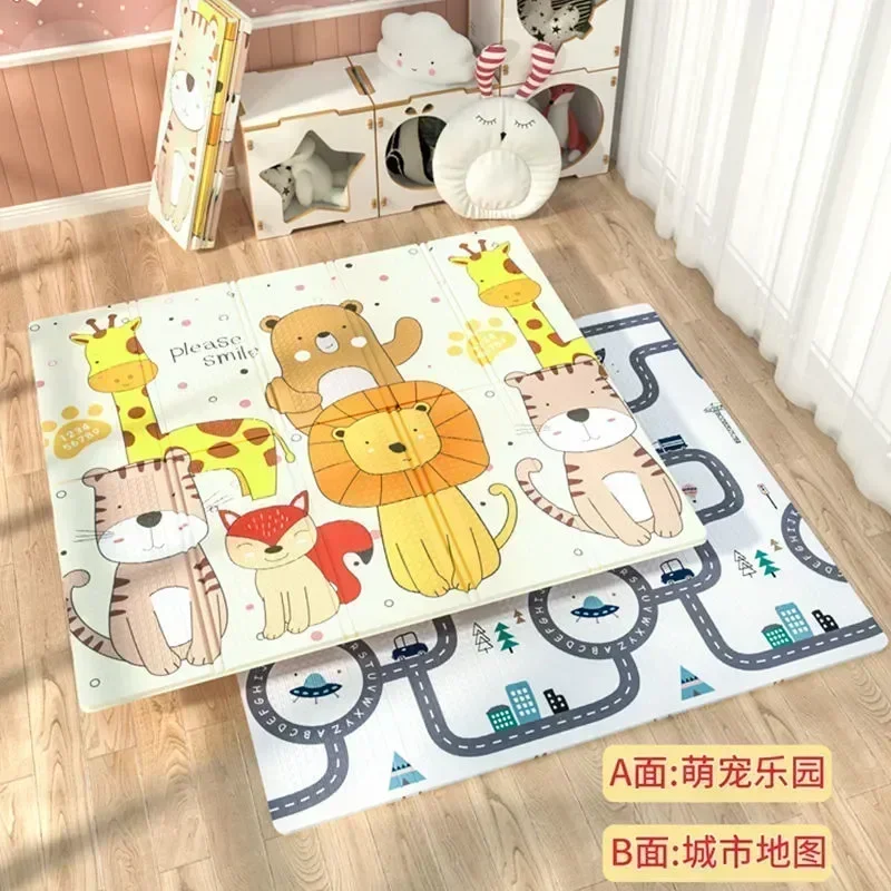 1Cm Thickness EPE Baby Play Mats for Children Rug Playmat Developing Mat Baby Room Crawling Pad Folding Mats Baby Carpet Mat Rug