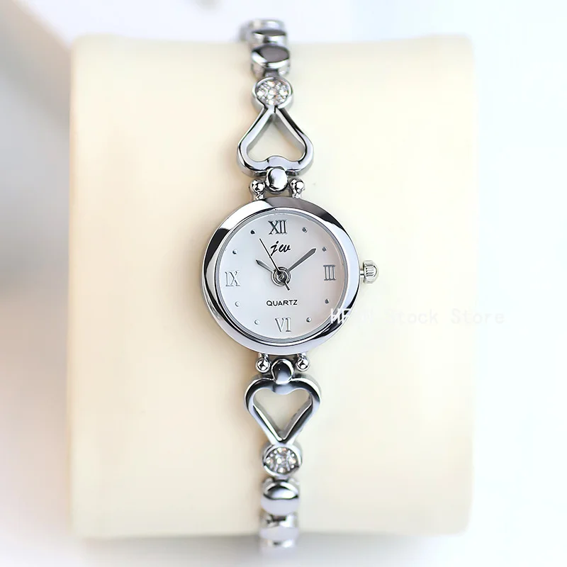 Relojes de pulsera de cuarzo simples para mujer, relojes de esfera pequeña, reloj de pulsera para mujer, regalo para niña