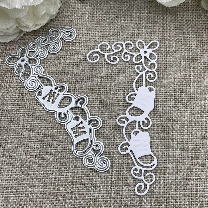 

Рождественские украшения, металлические трафареты для резки, трафареты для DIY, скрапбукинг, декоративная форма для высечки ручной работы, шаблон