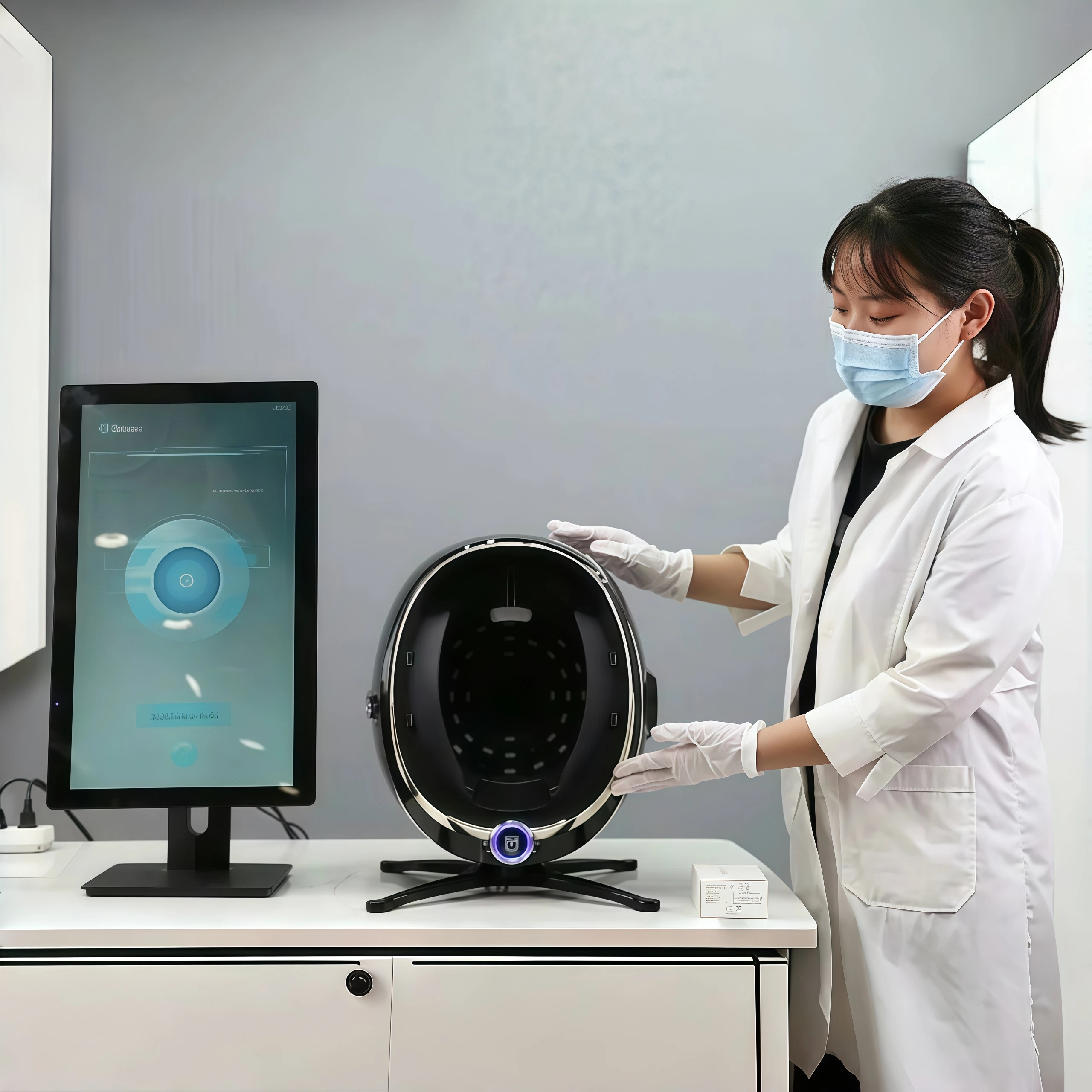 

Facial AI Skin Scanner Analyzer 3D Facial Skin Analyzer Machine Skin Tester Facial Analyze Equipment Salon