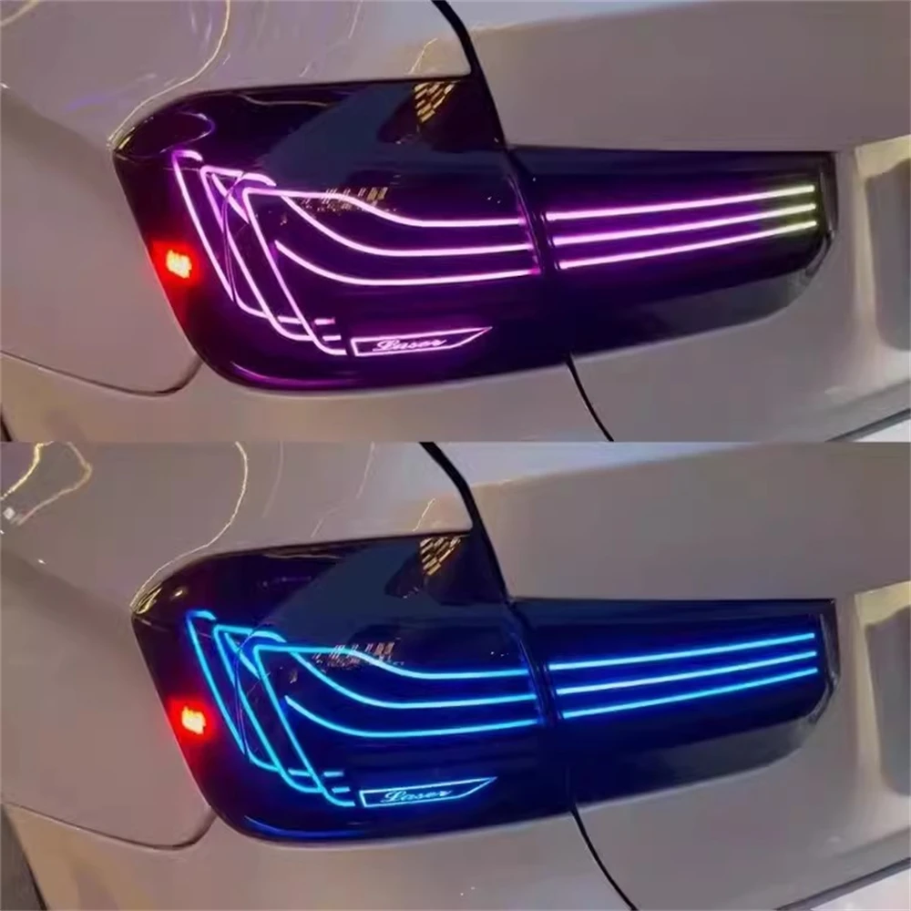 

Автомобильный светодиодный задний фонарь в сборе для 13-18 BMW 3 серии F30 F35 задний фонарь указатель поворота тормоз задний 2 шт.