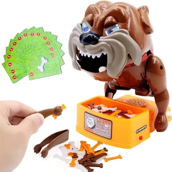 Lustiges kniffliges Spielzeug, schlechter Hund, Knagen, Knochen, Brettspiel, Vorsicht vor dem Hund, Wachen Sie den Hund nicht, Spielzeug für Kinder, Party, Familienspiel, Kinder, Weihnachtsgeschenk
