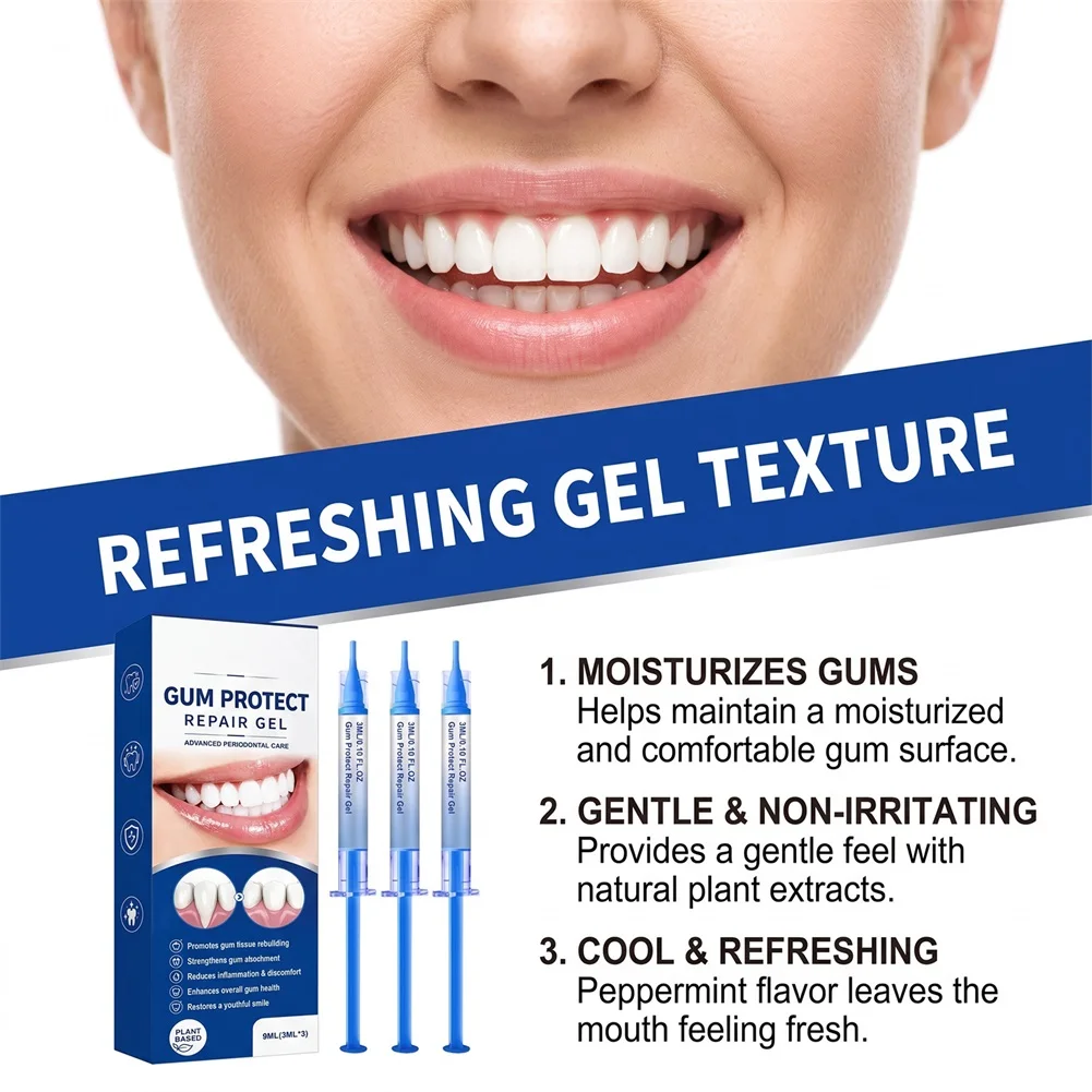 Gum Care Gel For Sensitive Teeth Effectively Relieves Gum Pain And Inflammation Quickly Gentle Cooling Sensation For Daily Use