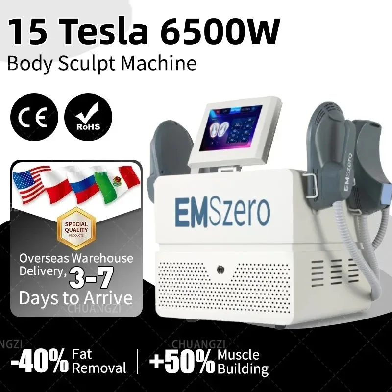 

Professional 6500w Emszero RF Machine EMs Body Slim Muscle Stimulation EMS PRO Ultra Sculpt Lose Weight 6500W 15T for salon