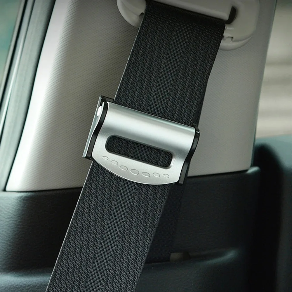 2Pcs 범용 자동차 안전 좌석 벨트 버클 클립 안전 벨트 스토퍼 조절기 클립 어깨 목 자동차 스트랩 클립을 편안하게