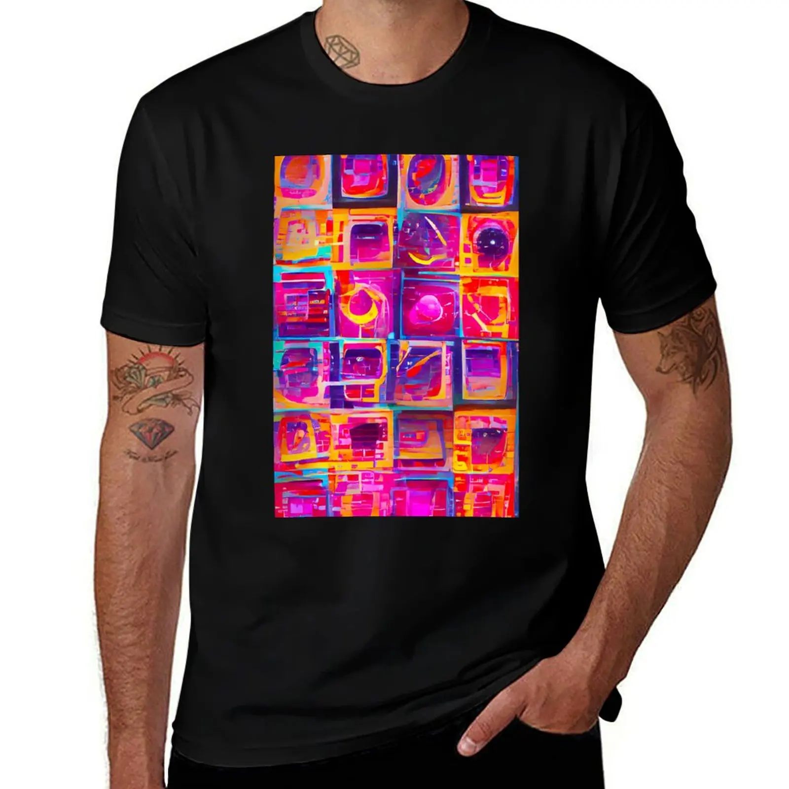 Kandinsky Art T-Shirt Summer Casual Loose T-Shirt