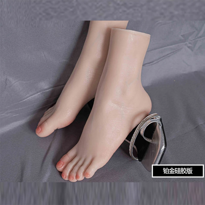 

Маленький размер для девочек, силиконовая модель ног, манекен, мягкая имитация ног 1:1, дизайн, дизайн ногтей, маникюр, обучение