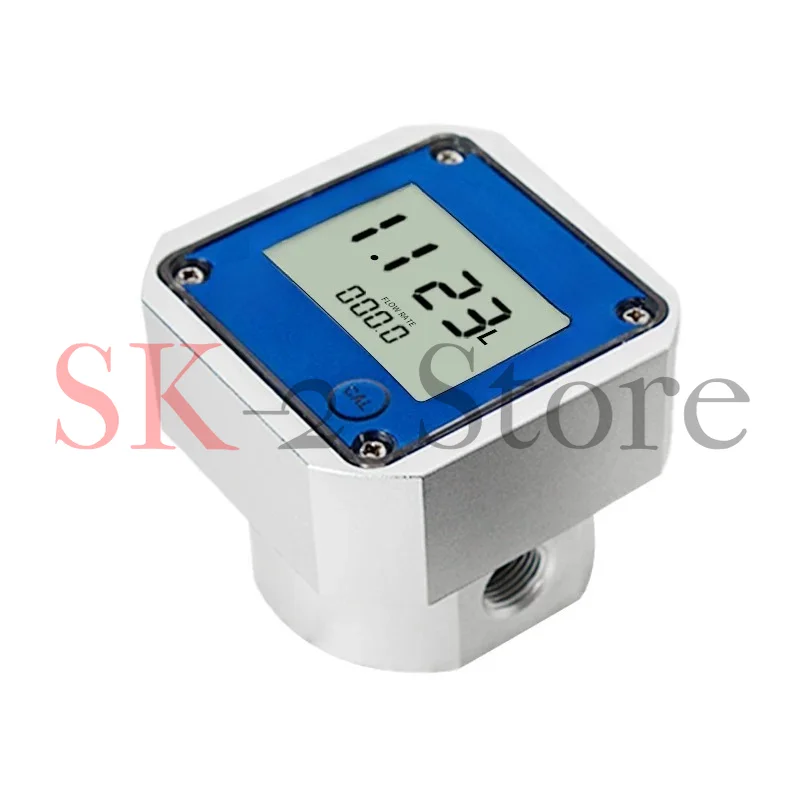 Elliptical gear flowmeter aluminum alloy liquid table chemical 2 minutes 4 sub-bands instantaneous total cumulative high