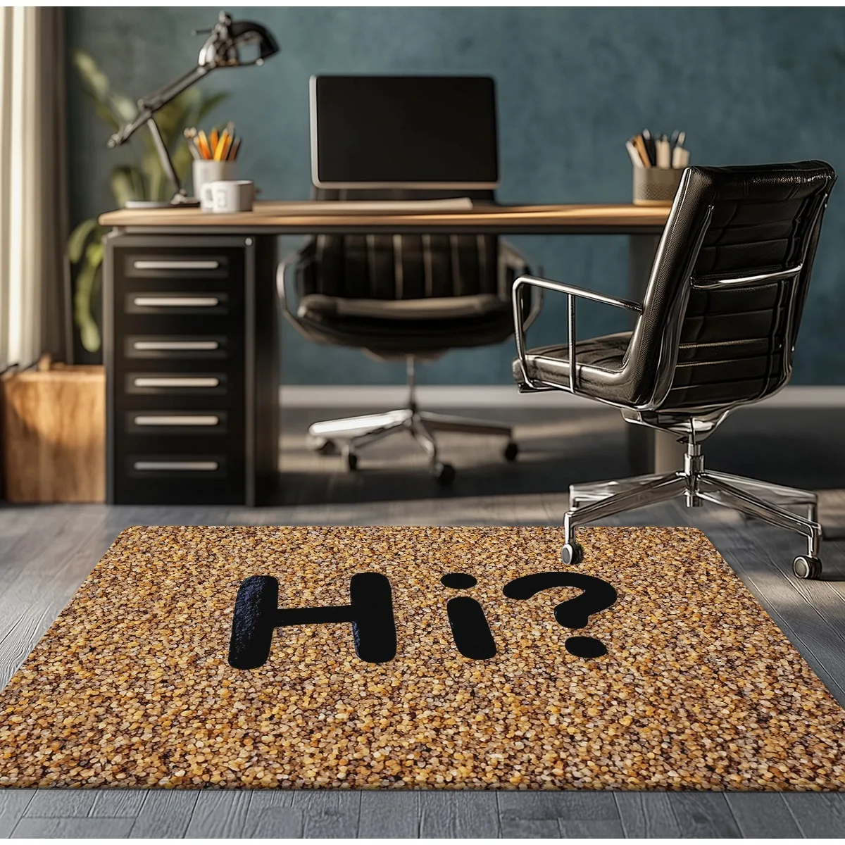 Hi question mark corn texture crystal velvet carpet fun novelty rug for game room office or kids room playful design